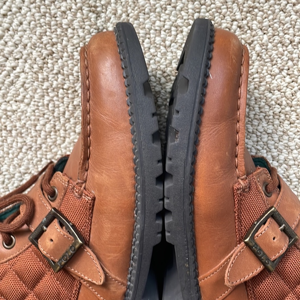 Polo Ralph Lauren Boots Leon Lace Up Buckle Big Boys 4 - Picture 9 of 16